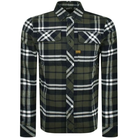 Product Image for G-Star Raw CPO Long Sleeve Shirt Green