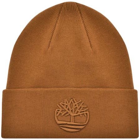 Product Image for Timberland Tonal Embroidery Beanie Brown