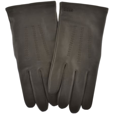 Product Image for BOSS Hainz ME Leather Gloves Brown