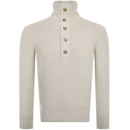 Product Image for BOSS C Emaximo Virgin Wool Jumper White