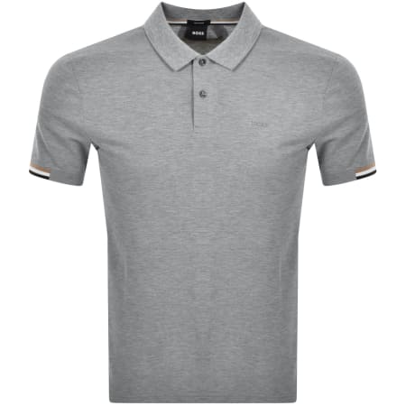 Product Image for BOSS Parlay 147 Mercerised Polo T Shirt Grey
