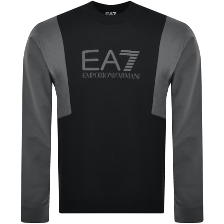 Product Image for EA7 Emporio Armani Logo Sweatshirt Black