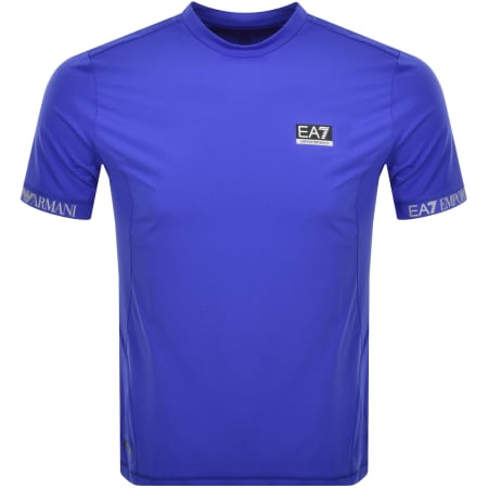 Product Image for EA7 Emporio Armani Logo T Shirt Blue