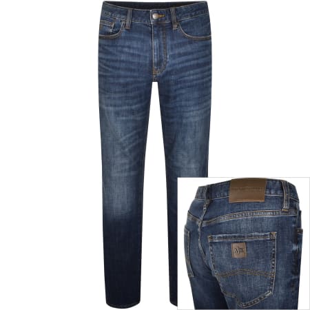 Product Image for Armani Exchange J14 Skinny Fit Jeans Mid Wash Blue