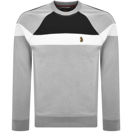 Product Image for Luke 1977 Adam 3 Tape Sweatshirt Grey