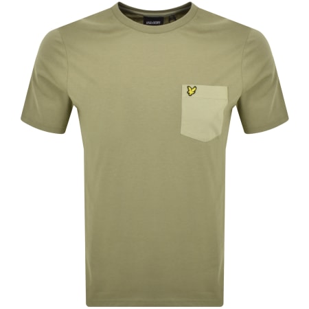 Product Image for Lyle And Scott Tonal Pocket T Shirt Green