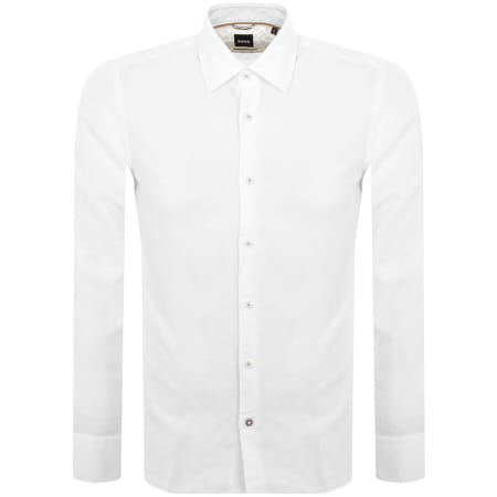 Product Image for BOSS C Hal Kent Long Sleeved Shirt White