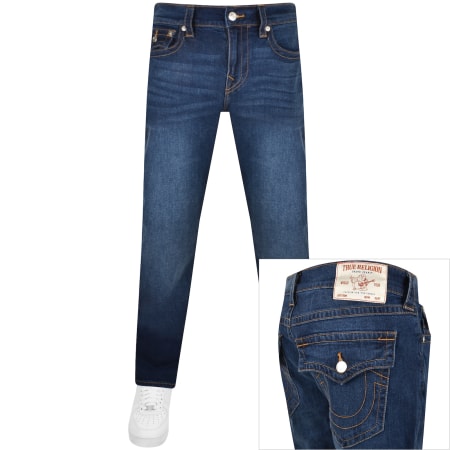 Product Image for True Religion Ricky Flap Jeans Dark Wash Blue