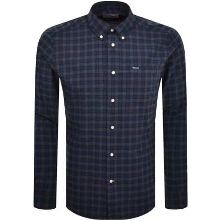 Product Image for Barbour Lomond Tailored Tartan Shirt Navy