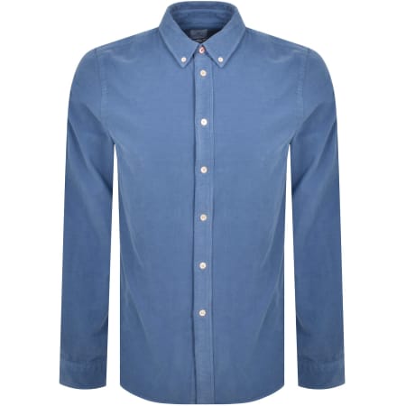 Product Image for Paul Smith Corduroy Tailored Shirt Blue