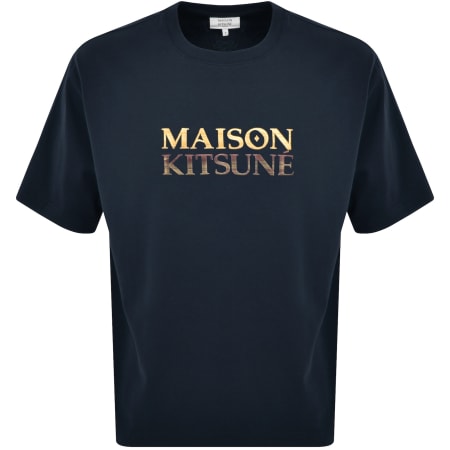 Recommended Product Image for Maison Kitsune Gradient Oversized T Shirt Navy