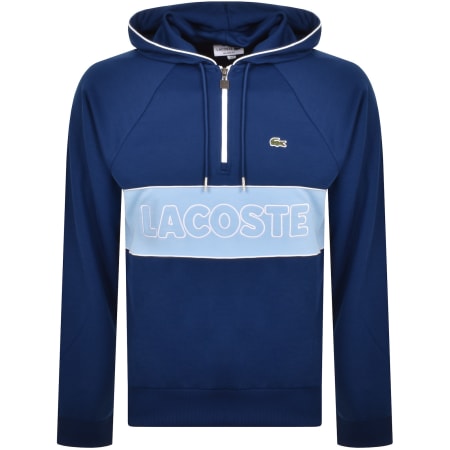 Product Image for Lacoste Logo Pullover Hoodie Blue