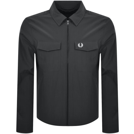 Product Image for Fred Perry Zip Overshirt Grey