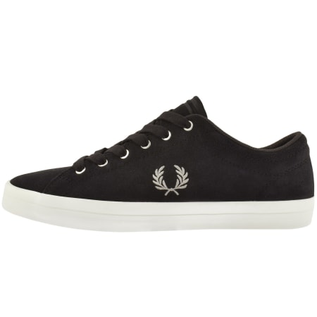 Product Image for Fred Perry Baseline Leather Trainers Grey