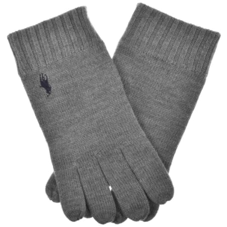 Product Image for Ralph Lauren Wool Gloves Grey