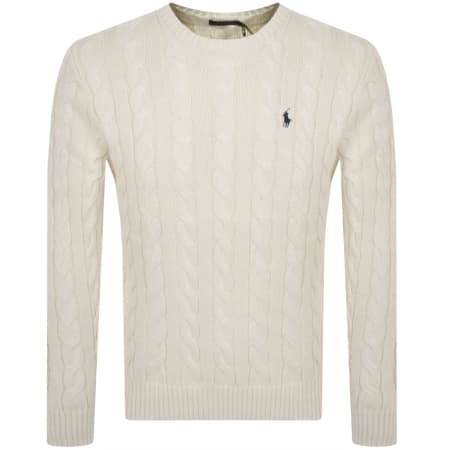 Product Image for Ralph Lauren Cable Knit Jumper Cream