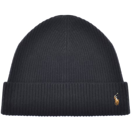 Product Image for Ralph Lauren Signatue Cuff Beanie Hat Navy