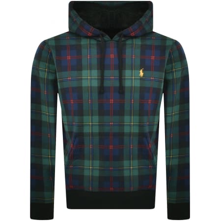 Product Image for Ralph Lauren Malcolm Tartan Hoodie Green
