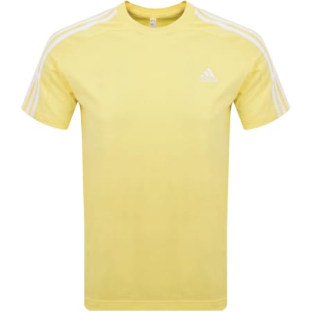 Product Image for adidas Sportswear 3 Stripes T Shirt Yellow