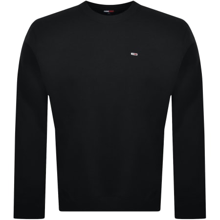 Product Image for Tommy Jeans Flag Logo Sweatshirt Black