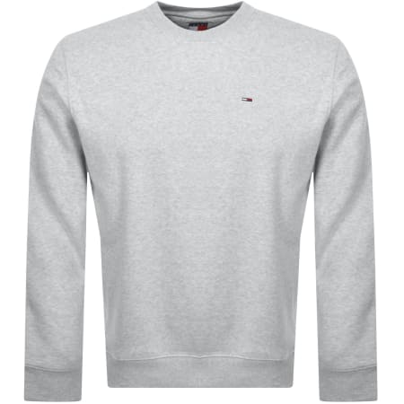 Product Image for Tommy Jeans Flag Logo Sweatshirt Grey