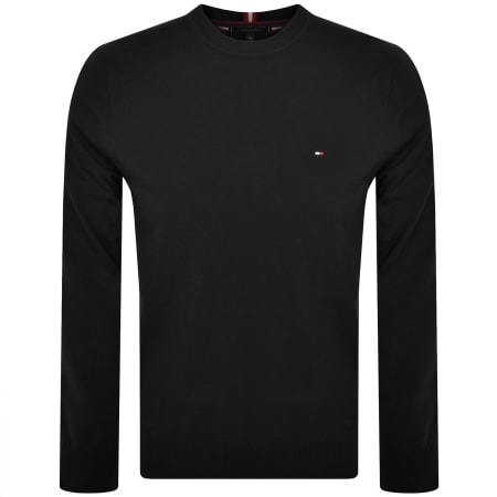 Product Image for Tommy Hilfiger Essential Crew Neck Jumper Black