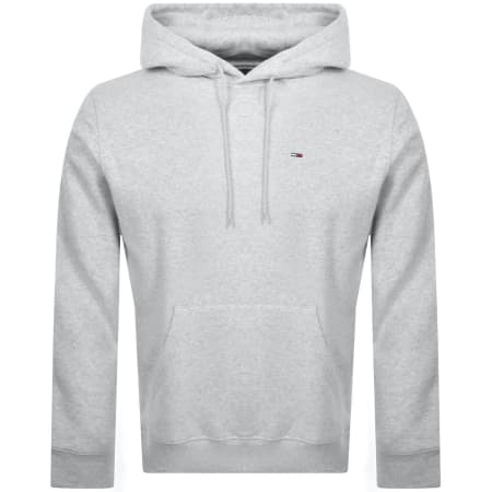 Product Image for Tommy Jeans Flag Logo Hoodie Grey