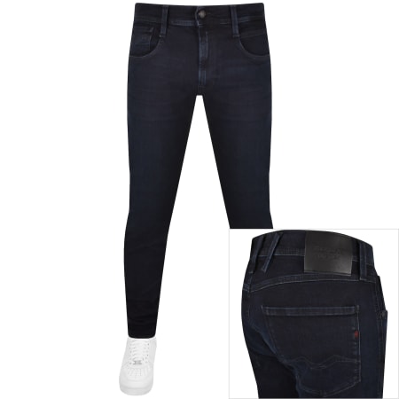 Product Image for Replay Anbass Hyperflex Slim Fit Jeans Dark Wash