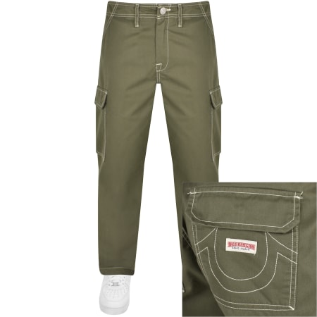 Product Image for True Religion Big T Cargo Trousers Green