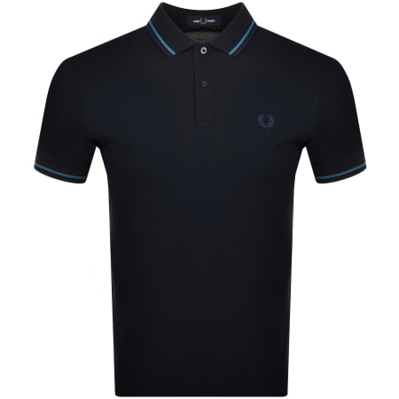 Product Image for Fred Perry Twin Tipped Polo T Shirt Navy