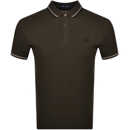 Product Image for Fred Perry Twin Tipped Polo T Shirt Brown