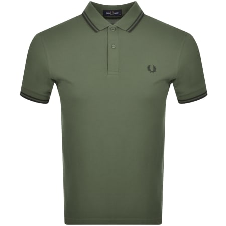 Product Image for Fred Perry Twin Tipped Polo T Shirt Green