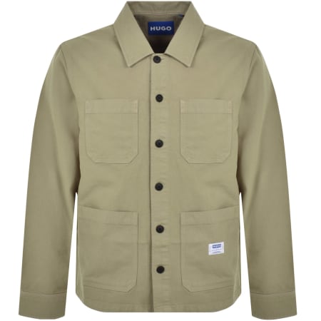 Product Image for HUGO Blue Esantos Overshirt Beige