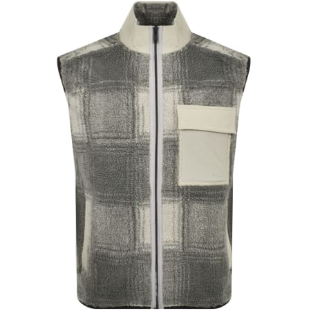 Product Image for BOSS Ze Check Gilet Beige