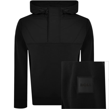Product Image for BOSS Zetwillnylon2 Hoodie Black