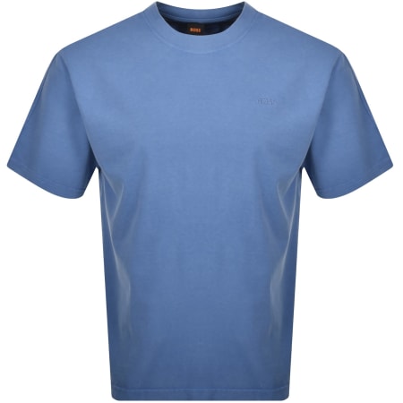 Product Image for BOSS Te Peachmoon Relaxed Fit T Shirt Blue