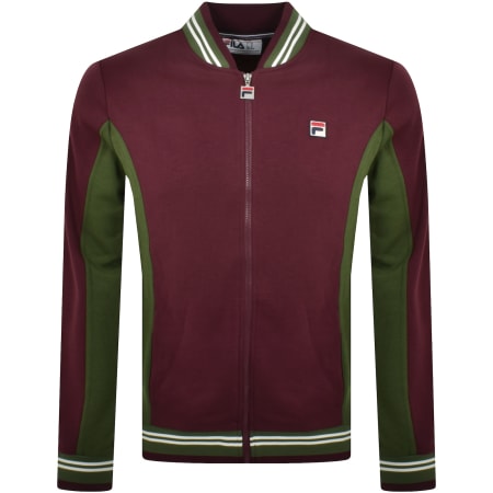 Product Image for Fila Vintage Settanta Zip Track Top Burgundy