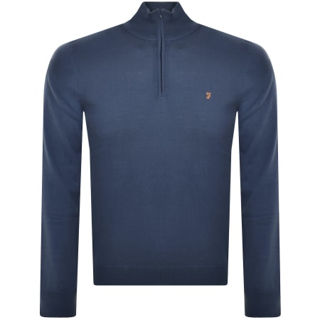 Product Image for Farah Redchurch Merino Wool Jumper Blue
