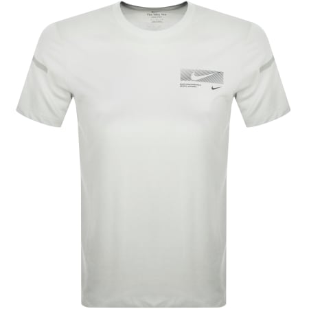 Product Image for Nike Training Dri Fit Flash T Shirt Off White