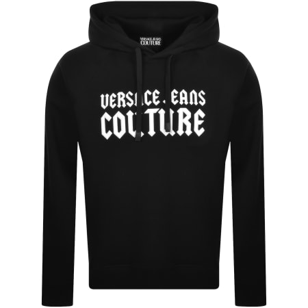 Product Image for Versace Jeans Couture Gothic Logo Hoodie Black