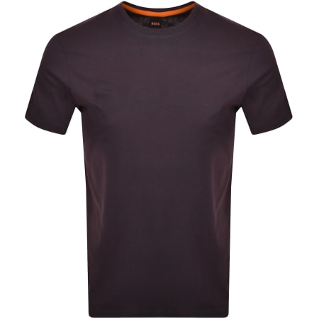 Product Image for BOSS Thinking 1 Logo T Shirt Purple