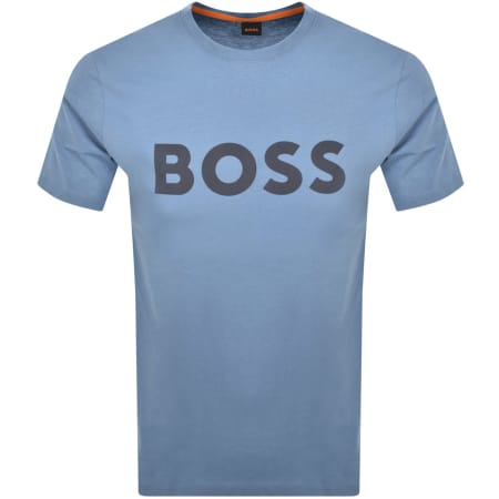 Product Image for BOSS Thinking 1 Logo T Shirt Blue