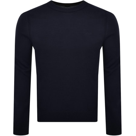 Product Image for BOSS Avac Knit Jumper Navy