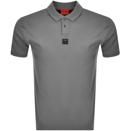 Product Image for HUGO Deabono Polo T Shirt Grey