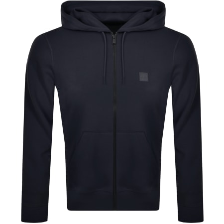 Product Image for BOSS Zetalky Full Zip Hoodie Navy