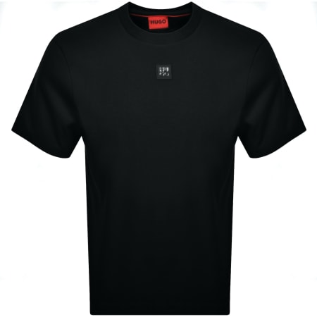 Product Image for HUGO Dalile Crew Neck T Shirt Black