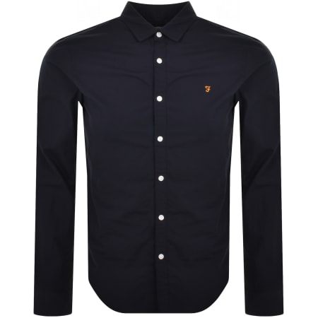 Product Image for Farah Vintage Yorke Long Sleeve Shirt Navy