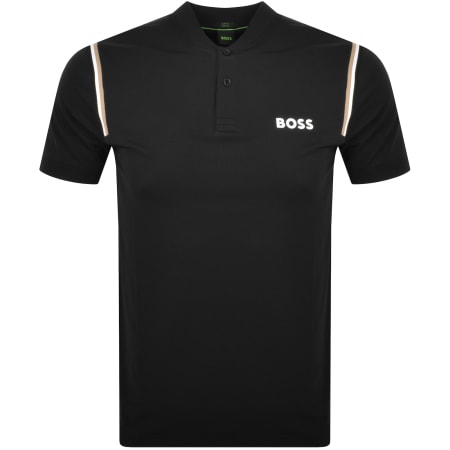 Product Image for BOSS Pariq MB 8 Slim Fit Polo T Shirt Black