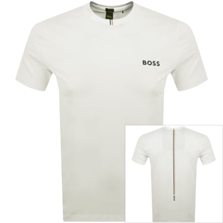 Product Image for BOSS Tee MB Slim Fit T Shirt White