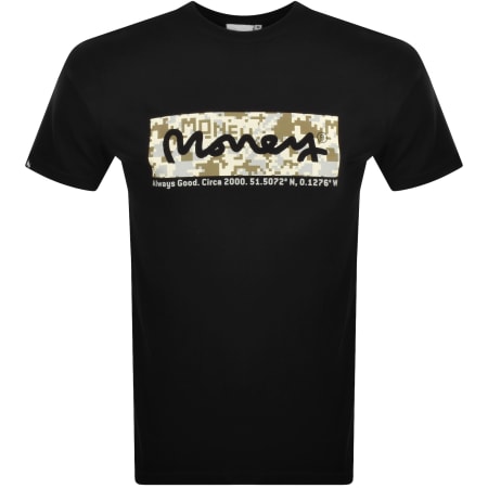 Product Image for Money Digi Camo T Shirt Black